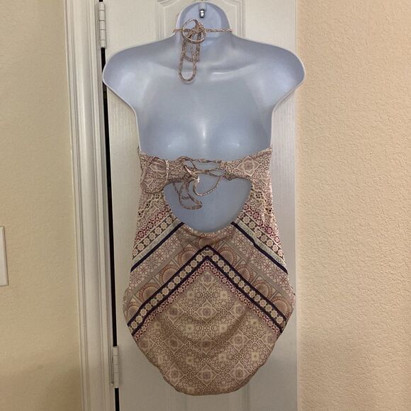 Athleta Aqualuxe Print One Piece Swimsuit - Picture 3 of 5